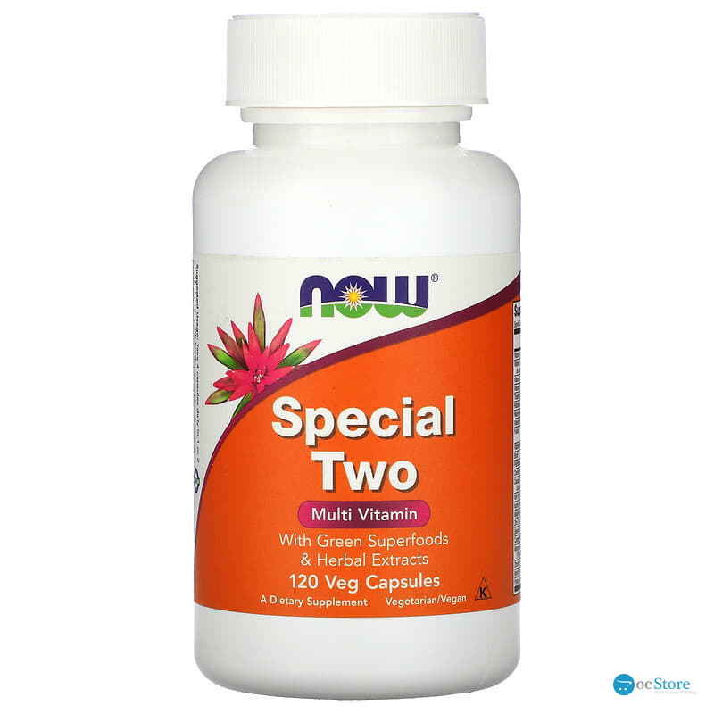 Мультивітаміни, Special Two, Now Foods, 120 вегетаріанських капсул