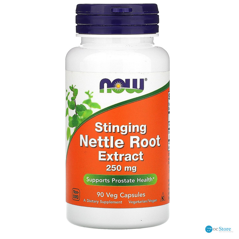 Корінь кропиви, Nettle Root, Now Foods, екстракт, 250 мг, 90 вегетаріанських капсул