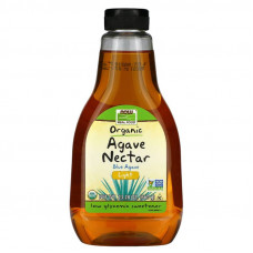 Нектар Агави, Real Food, Agave Nectar, Now Foods, органічний, світлий, 660 г