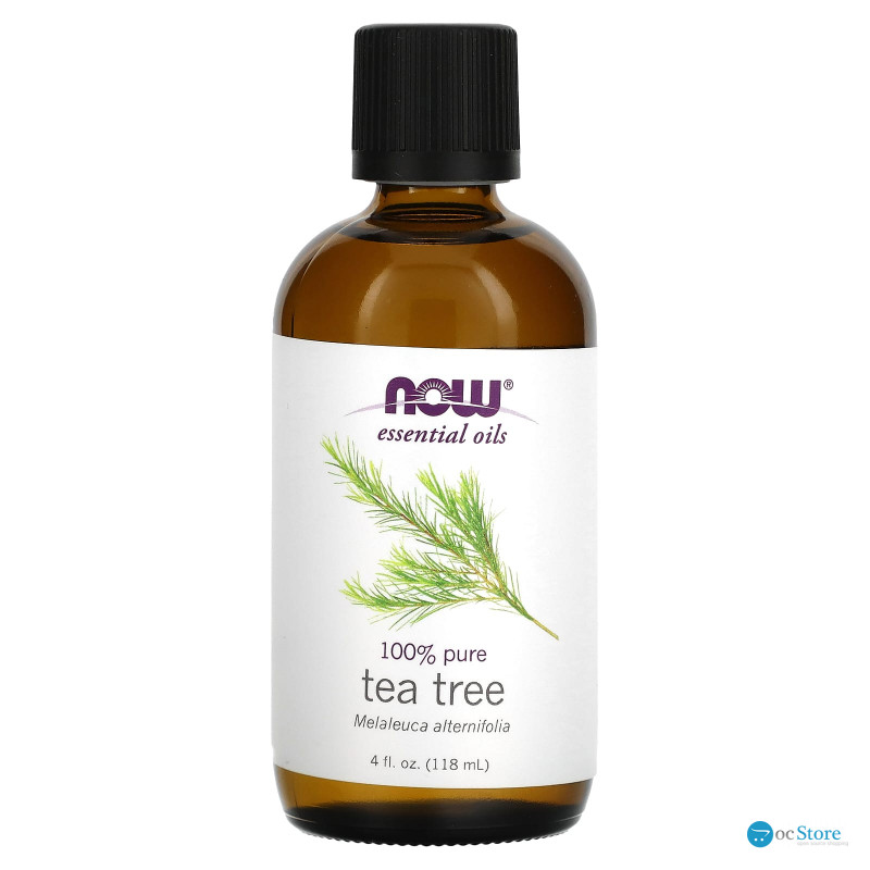 Масло чайного дерева, Tea Tree, Now Foods, Essential Oils, 118 мл.