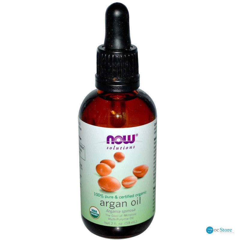 Арганова олія, Argan Oil, Now Foods, Solutions, органічна, сертифікована, 59 мл