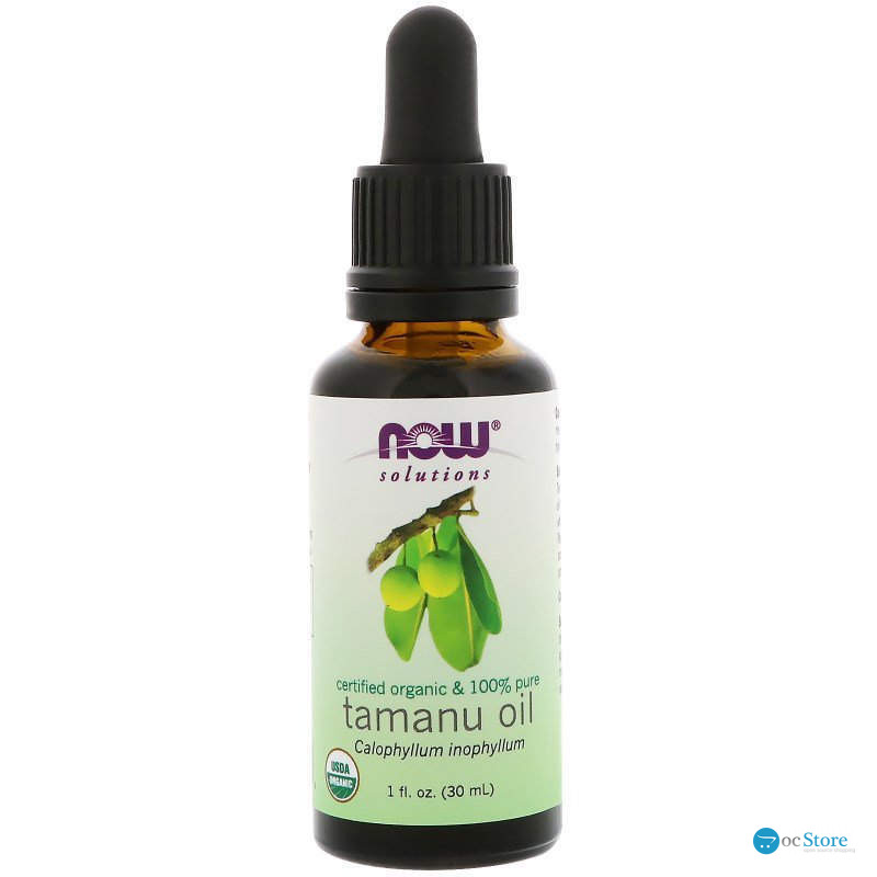 Олія таману, Tamanu Oil, Now Foods, Solutions, 100% чиста, органічна, сертифікована, 30 мл