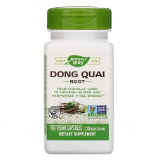 Дягіль лікарський, Dong Quai Root, Nature's Way, корінь, 1130 мг, 100 капсул (565 мг у капсулі)