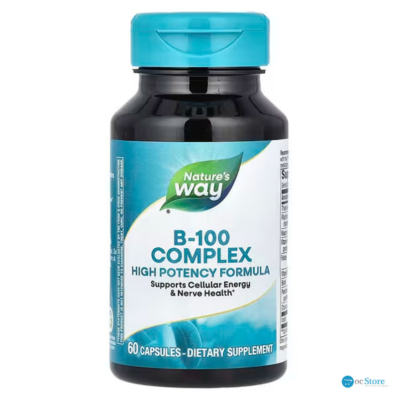 Комплекс B-100, B-100 Complex, Nature's Way, 60 капсул