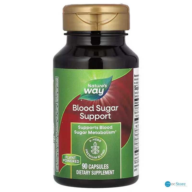 Підтримка рівня цукру в крові, Blood Sugar, Nature's Way, 90 капсул
