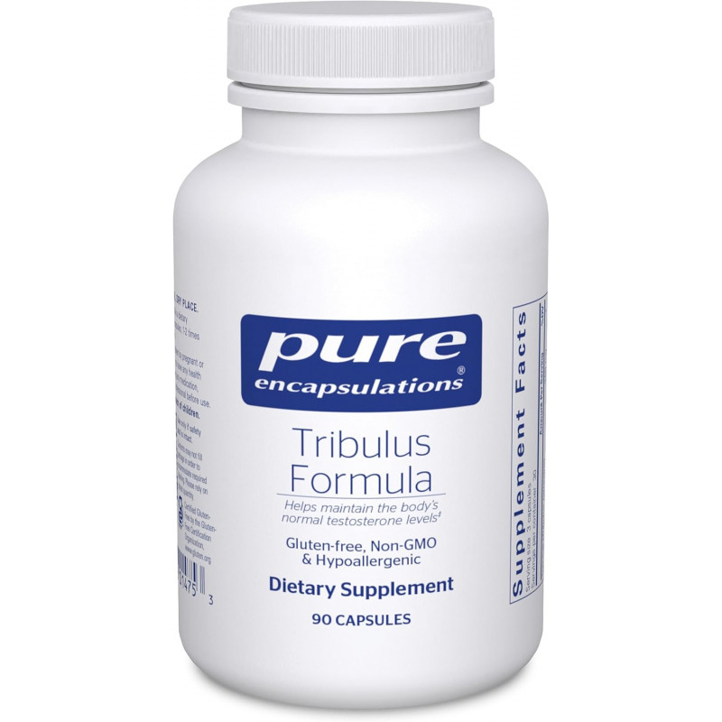 Трибулус (формула), Tribulus Formula, Pure Encapsulations, для підтримки балансу тестостерону, 90 капсул