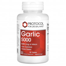 Часник 5000, Garlic 5000, Protocol for Life Balance, 5000 мкг, 90 таблеток