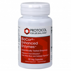 Травні ферменти широкого спектру, BioCore® Enhanced Enzymes™, Protocol for Life Balance, 90 веганських капсул