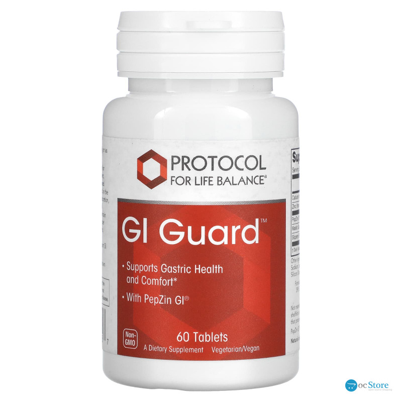 Підтримка кишкової мікрофлори, GI Guard AM, Protocol for Life Balance, 60 таблеток