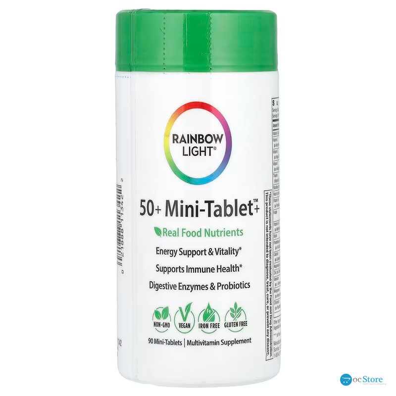 Мультивітаміни 50+, Multivitamin, Rainbow Light, 90 міні-таблеток