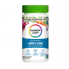 Мультивітаміни для чоловіків, Men's One, Rainbow Light, одна на день, висока ефективність, 30 вегетаріанських таблеток