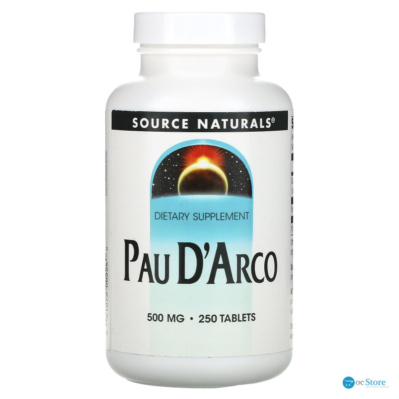 По д'арко, Pau D'Arco, Source Naturals, 250 мг, 250 таблеток