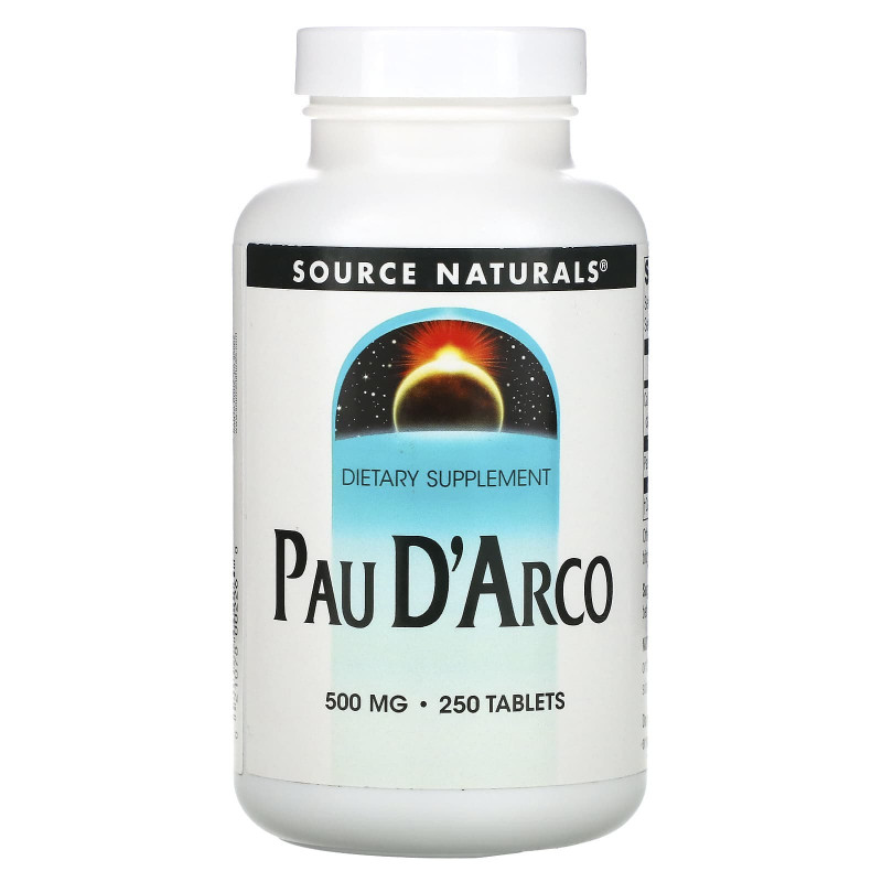 По д'арко, Pau D'Arco, Source Naturals, 250 мг, 250 таблеток