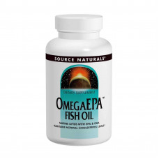 Риб'ячий жир Омега-3, Omegaepa Fish Oil, Source Naturals, 1000 мг, 100 капсул