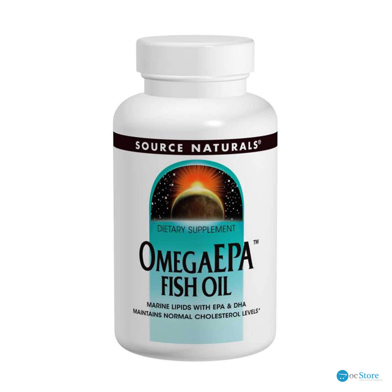 Риб'ячий жир Омега-3, Omegaepa Fish Oil, Source Naturals, 1000 мг, 100 капсул