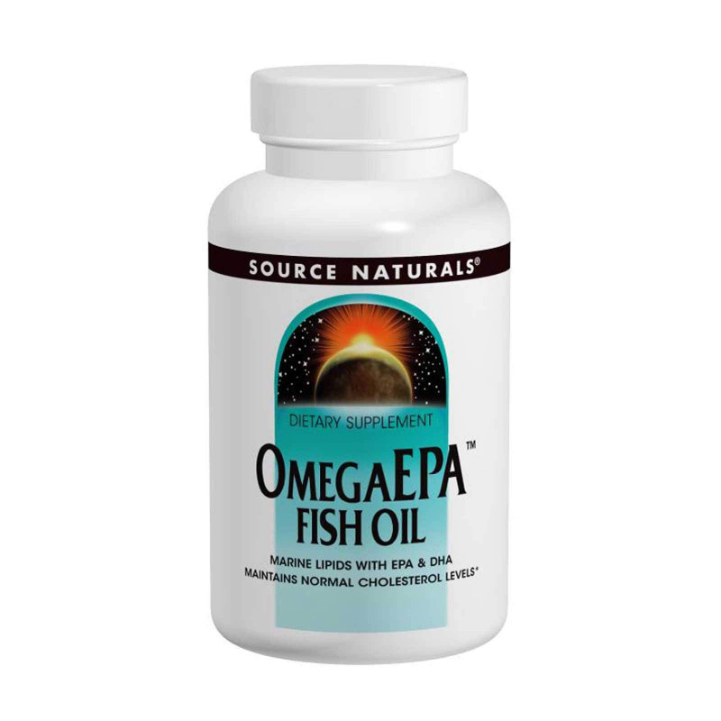 Риб'ячий жир Омега-3, Omegaepa Fish Oil, Source Naturals, 1000 мг, 100 капсул