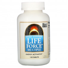 Вітамінний комплекс для енергії, Life Force Multiple, Source Naturals, 120 таблеток