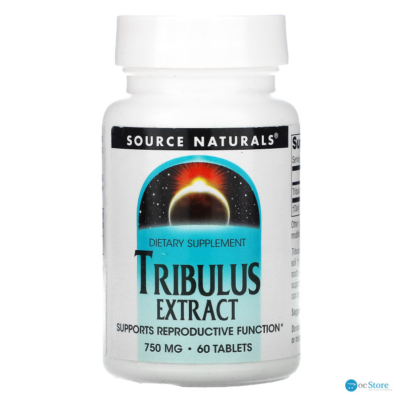 Трибулус екстракт, Tribulus, Source Naturals, 750 мг, 60 табл.
