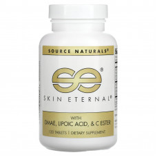 Здоров'я шкіри з DMAE + Альфа-ліпоєвою кислотою, Skin Eternal, Source Naturals, 120 таблеток