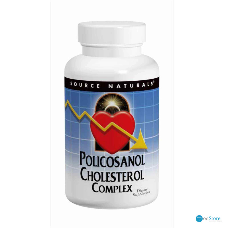 Полікозанол комплекс (Policosanol Cholesterol), Source Naturals, 60 таб.