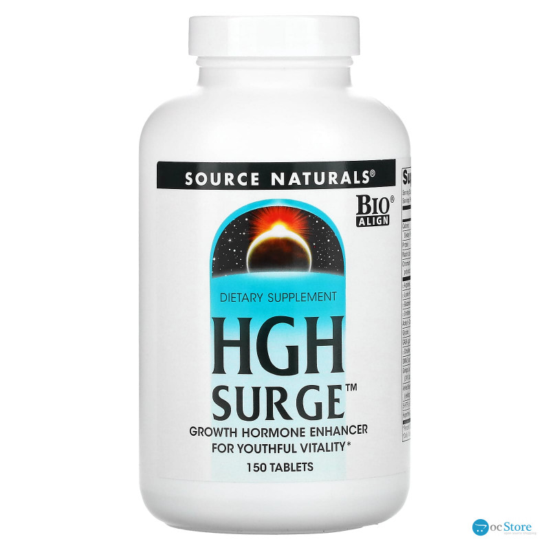 Гормон росту, HGH Surge, Source Naturals, 150 таблеток