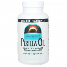 Олія перили, Perilla Oil, Source Naturals, 90 гелевих капсул (333 мг у капсулі)