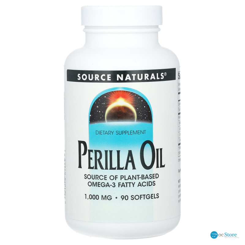 Олія перили, Perilla Oil, Source Naturals, 90 гелевих капсул (333 мг у капсулі)