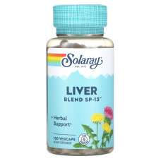 Захист печінки, Liver Blend SP-13, Solaray, 100 капсул