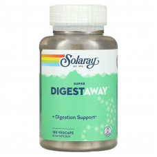 Супер ферменти для травлення, Super Digestaway, Solaray, 180 вегетаріанських капсул