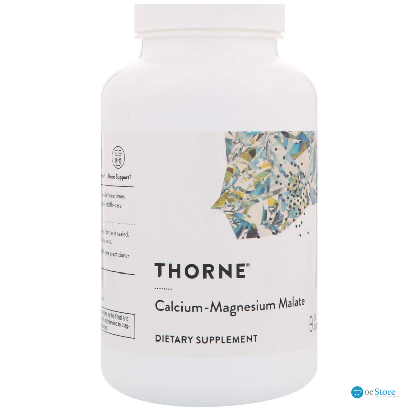 Кальцій і магній малат, Calcium-Magnesium Malate, Thorne, 240 капсул