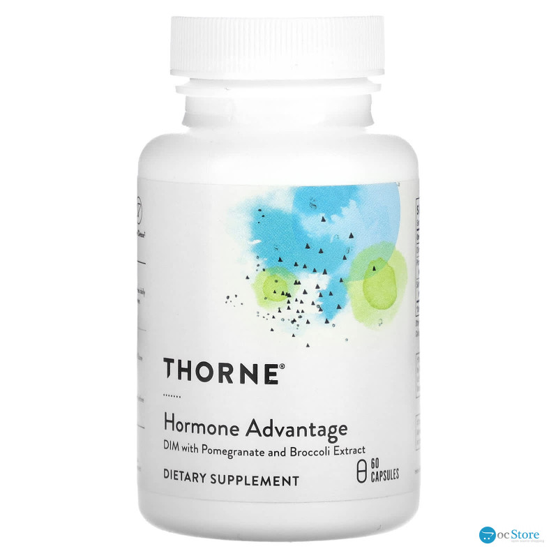 Диіндолілметан з екстрактом граната та броколі, Hormone Advantage, Thorne, 60 капсул