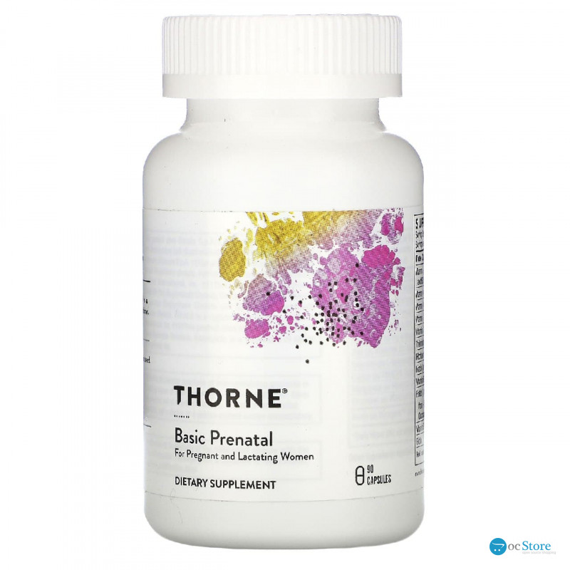 Вітаміни для вагітних, Prenatal, Thorne, 90 капсул
