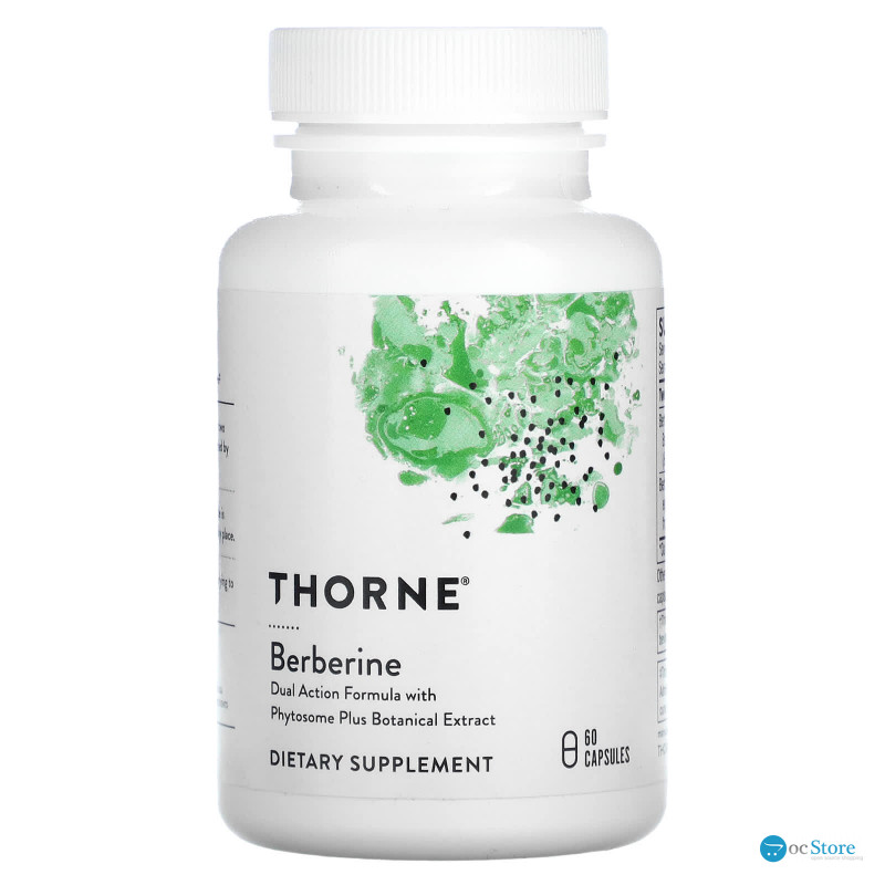 Берберін, Berberine, Thorne, 60 капсул