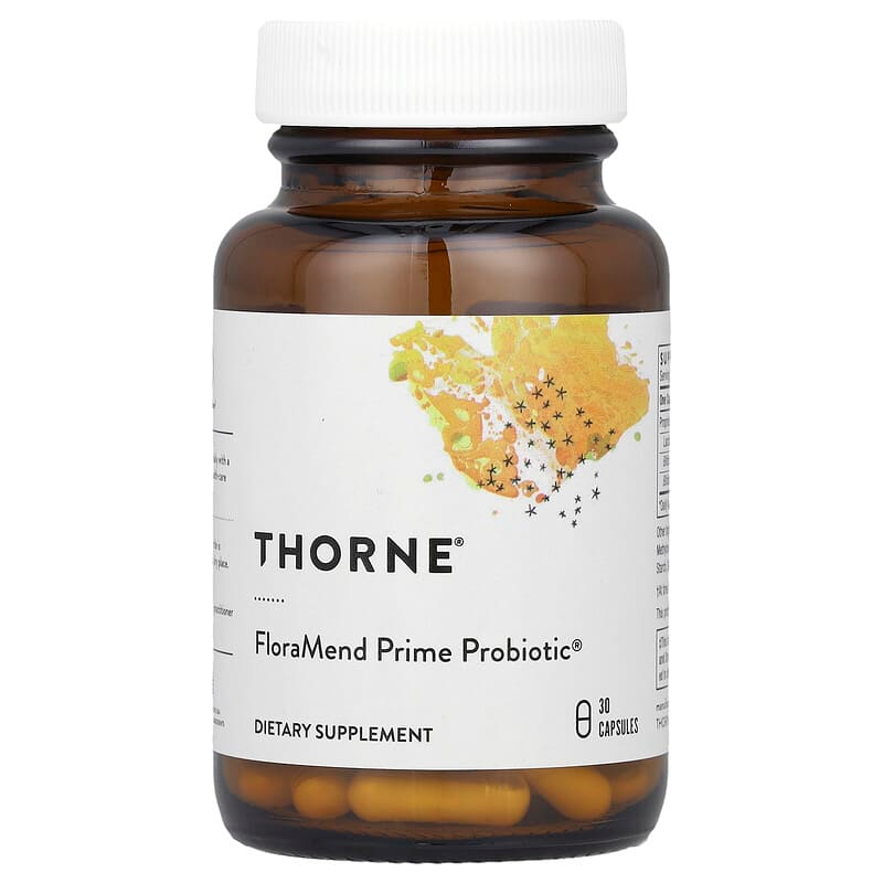 Пробіотики, FloraMend, Prime Probiotic, Thorne, 30 капсул