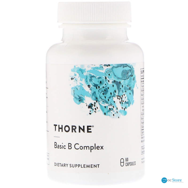 Базовий В комплекс, Basic B Complex, Thorne, 60 капсул