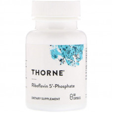 Вітамін В2, Riboflavin 5 'Phosphate, Thorne, 60 капсул