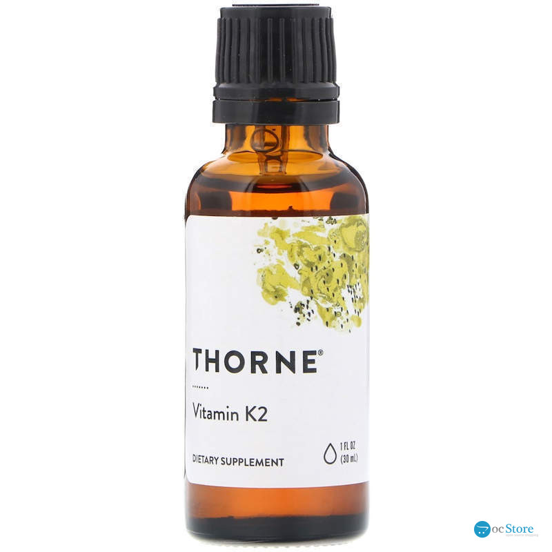 Вітамін К2 (Vitamin K2), Thorne, рідкий, 30 мл
