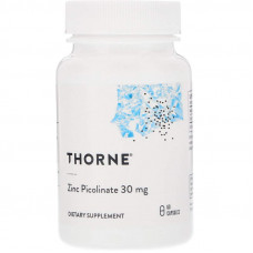 Цинк піколінат посилений, Zinc Picolinate, Thorne, 30 мг, 60 капсул