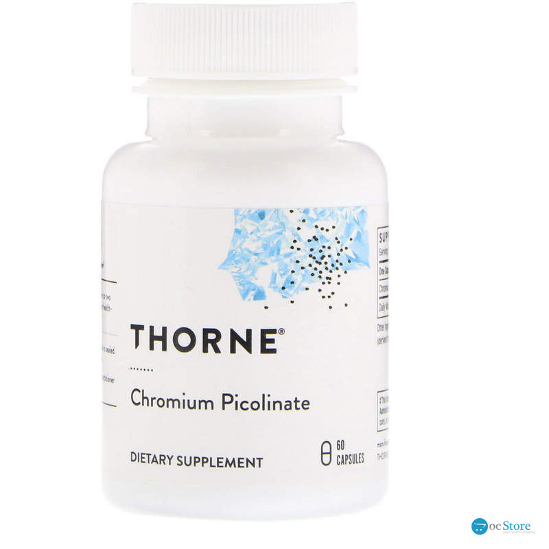 Хром піколінат, Chromium Picolinate, Thorne, 60 капсул