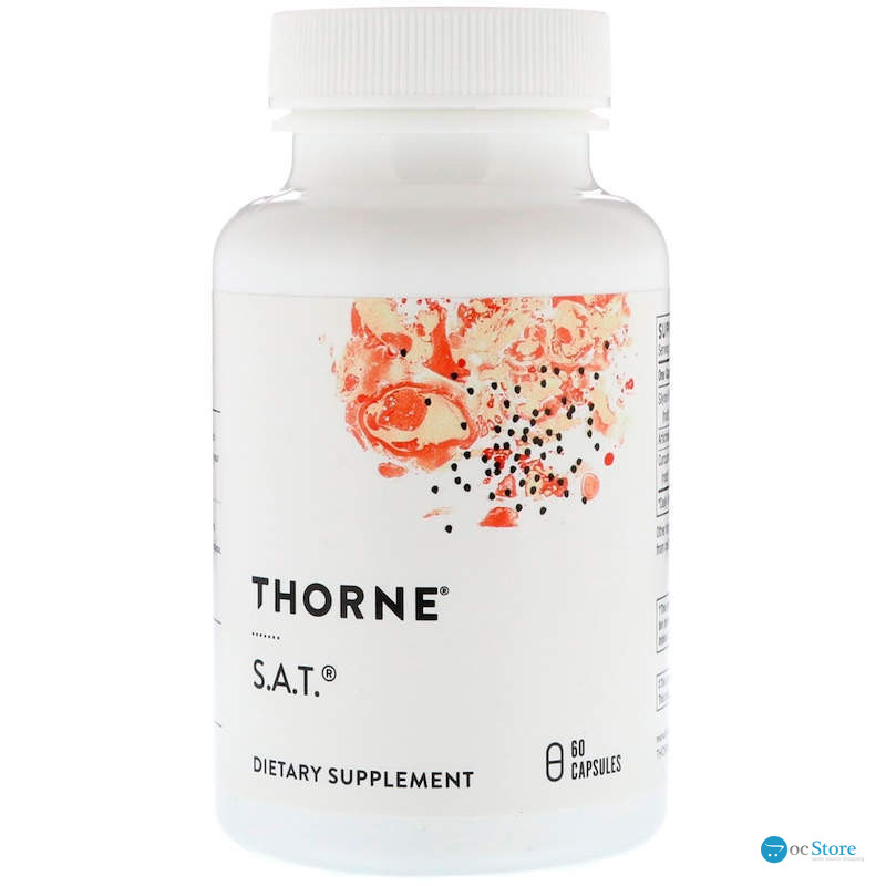 Підтримка печінки, S.A.T, Thorne, 60 капсул
