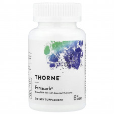 Будівельна формула крові, Ferrasorb, Thorne, 60 капсул