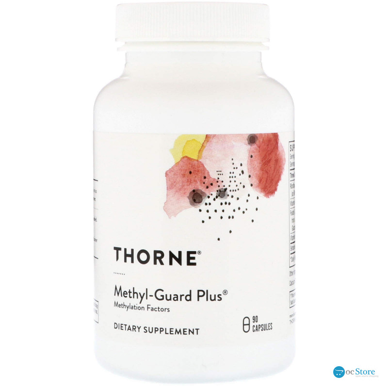 Вітаміни для мозку, Methyl-Guard Plus, Thorne, 90 капсул