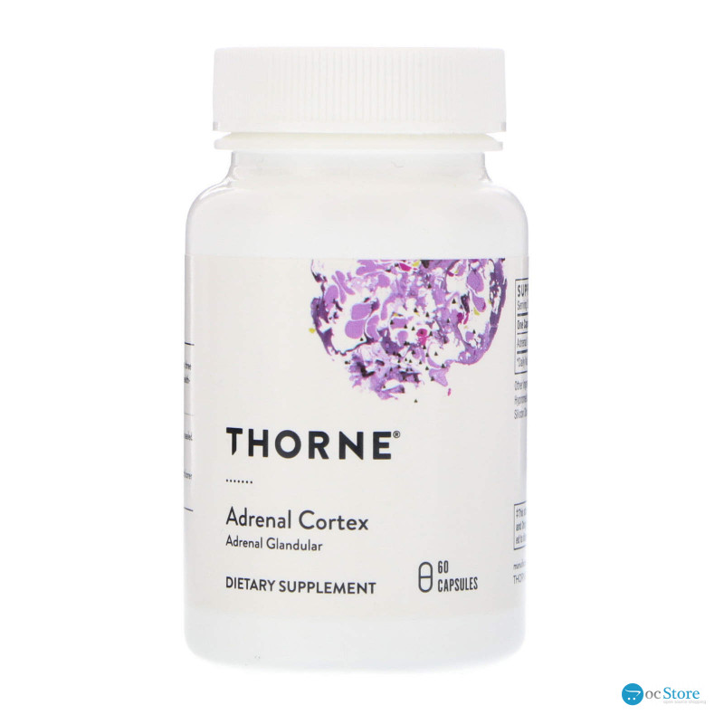 Адренал, підтримка наднирників, Adrenal Cortex, Thorne, 60 капсул