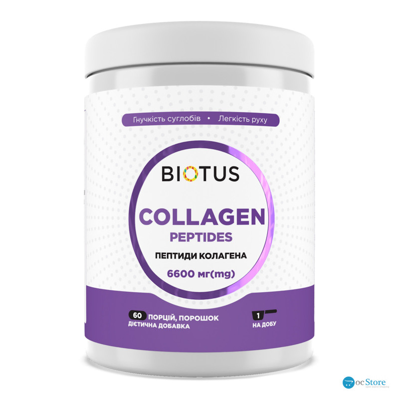Пептиди колагену, CollagenPeptides, Biotus, 6600 мг, 396 г