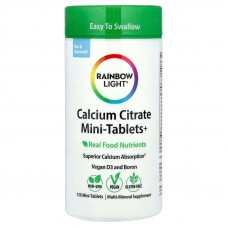 Цитрат кальцію (Calcium Citrate), Rainbow Light, 120 міні таблеток