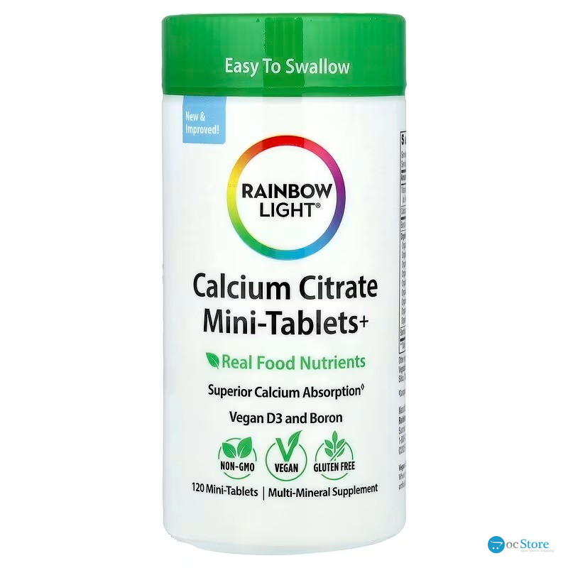 Цитрат кальцію (Calcium Citrate), Rainbow Light, 120 міні таблеток