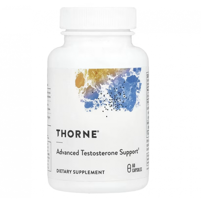 Підтримка тестостерону, Advanced Testosterone, Thorne, 60 капсул