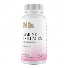 Морський колаген, Marine Collagen, My Nutri Week, 2000 мг, 120 капсул
