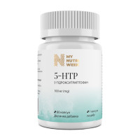 5-HTP (5-гідрокситриптофан), 5-HTP, My Nutri Week, 100 мг, 60 капсул