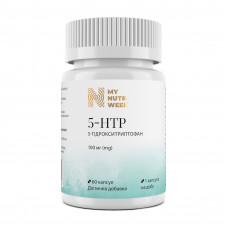 5-HTP (5-гідрокситриптофан), 5-HTP, My Nutri Week, 100 мг, 60 капсул